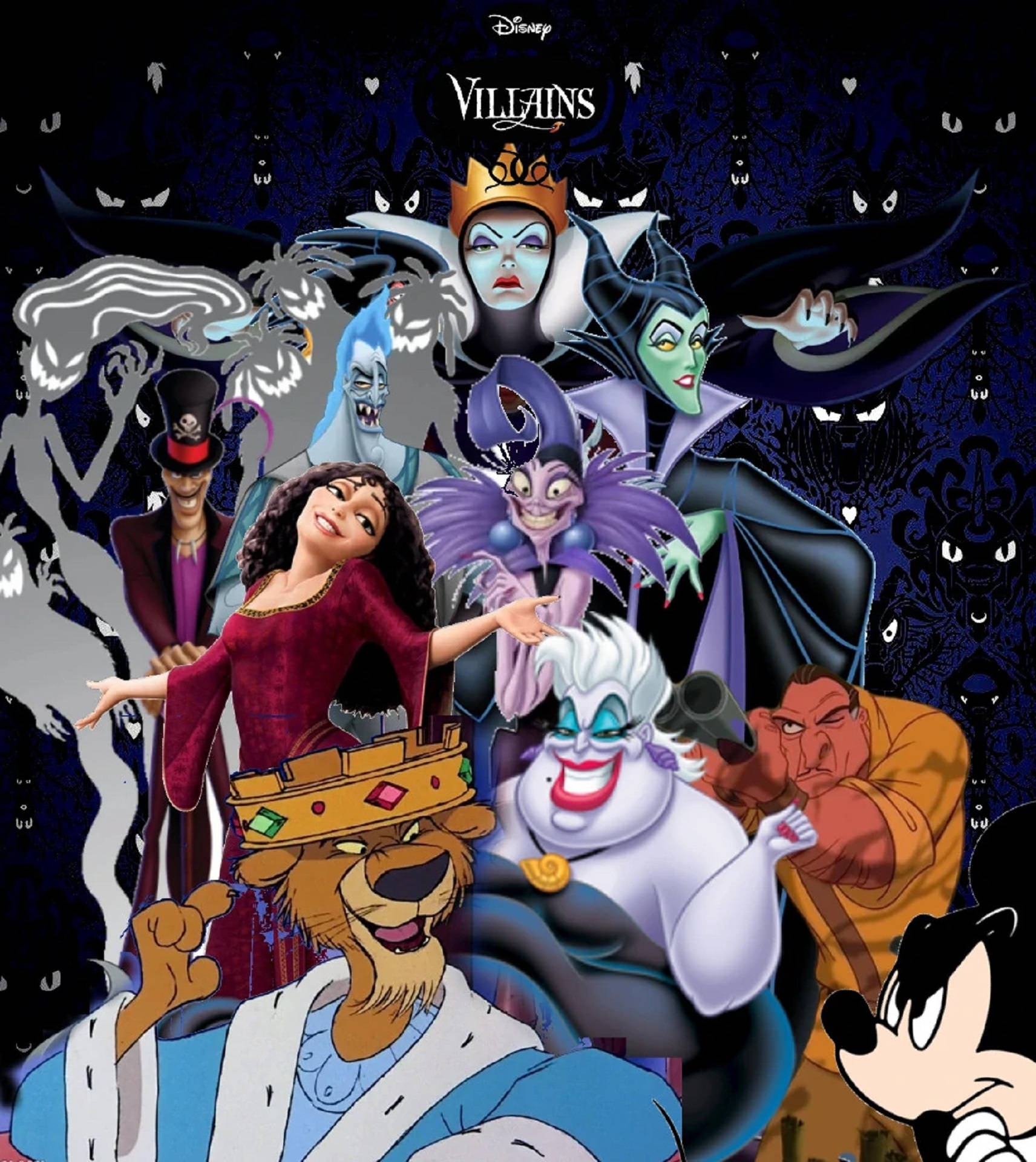 Evil Disney Villains Wallpaper