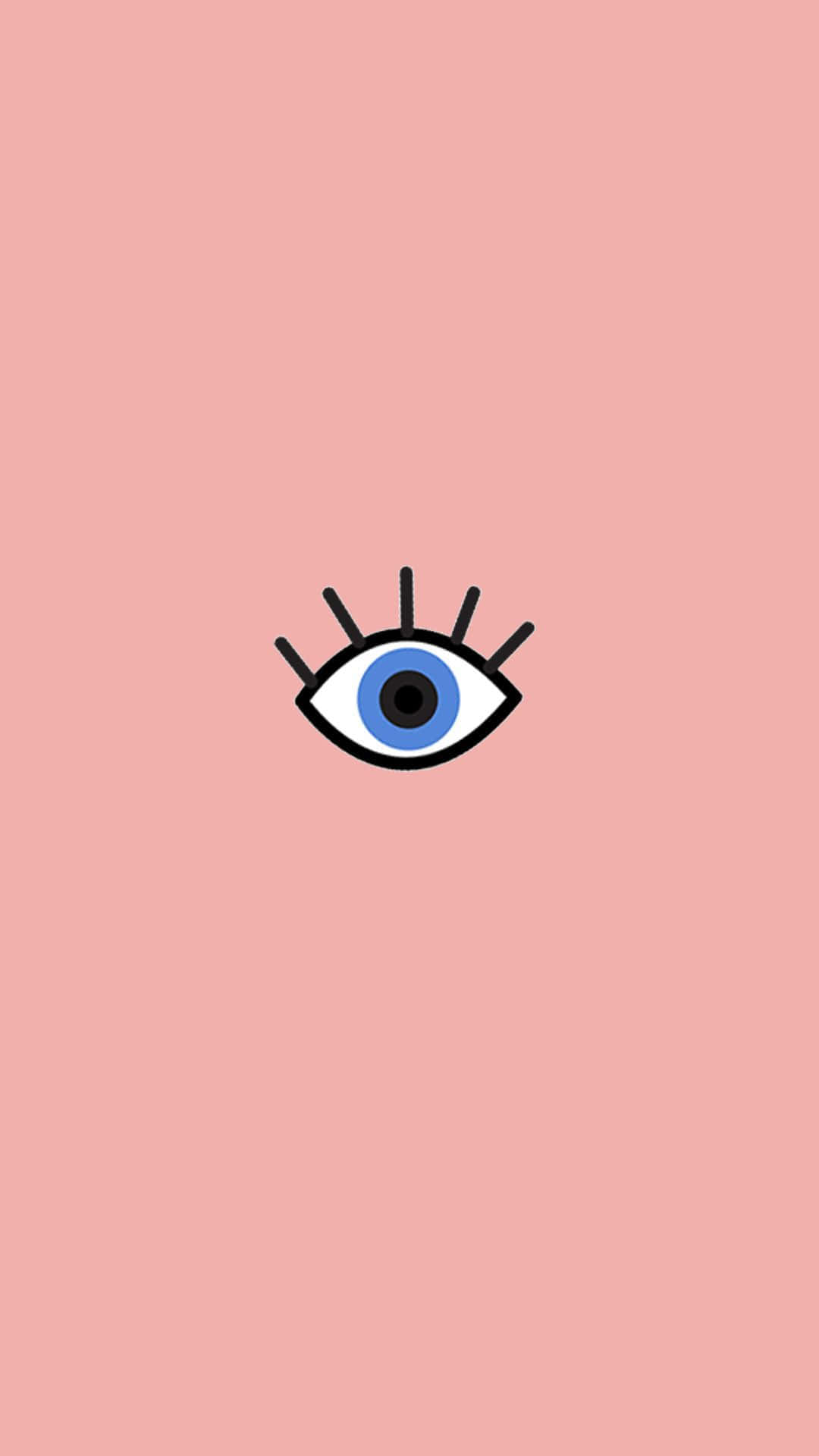 Ward off bad luck and negative vibes with this vibrant evil eye background.