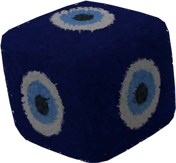 Evil Eye Dice3 D Model PNG