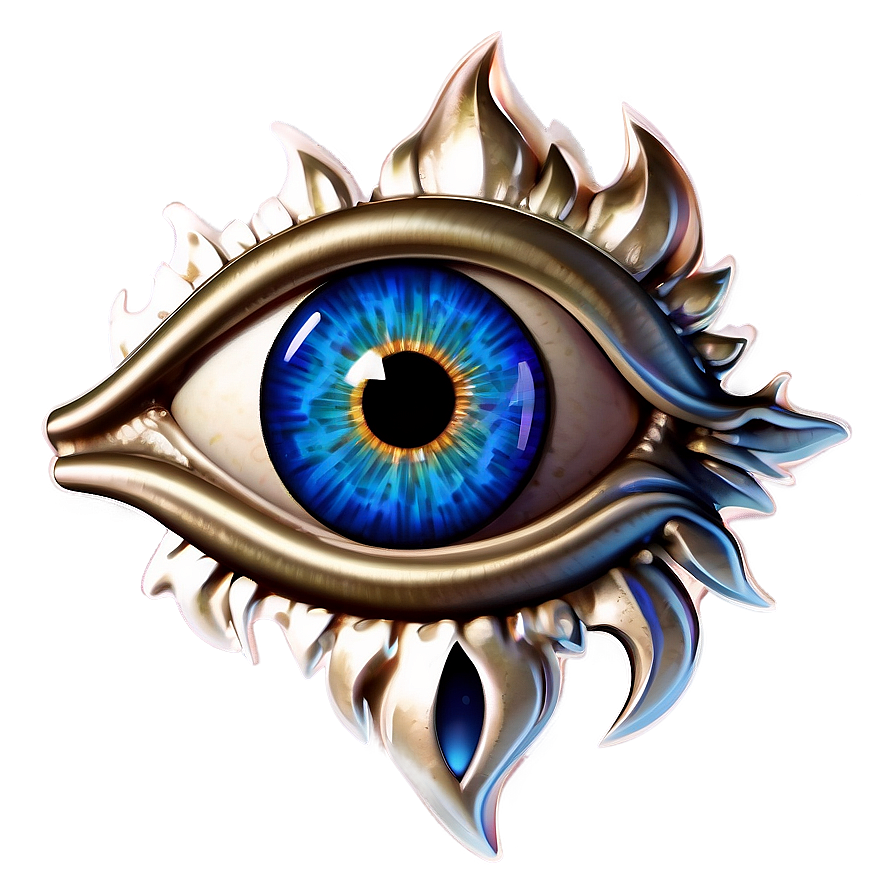 Download Evil Eye Illustration Png Syj | Wallpapers.com