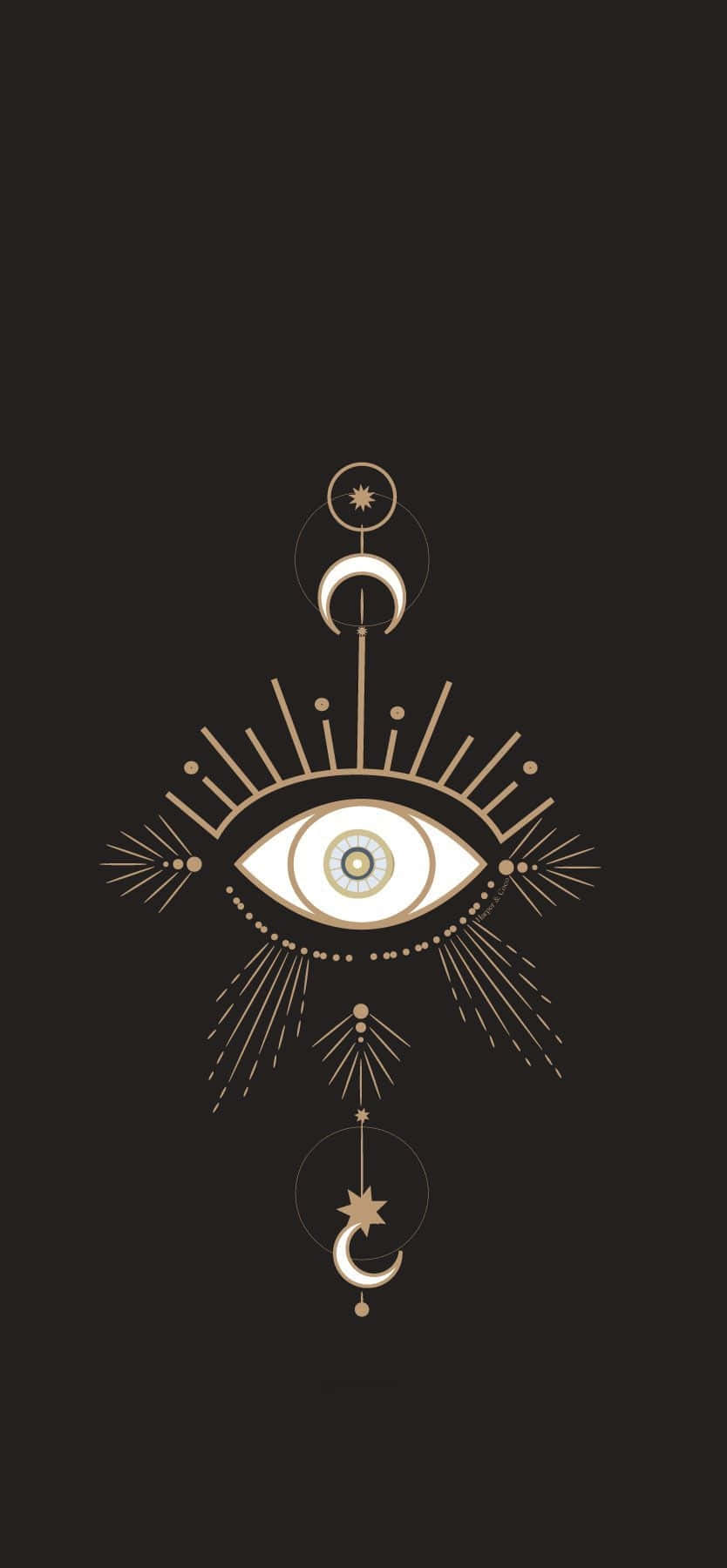 Mystical Evil Eye iPhone Wallpaper Wallpaper