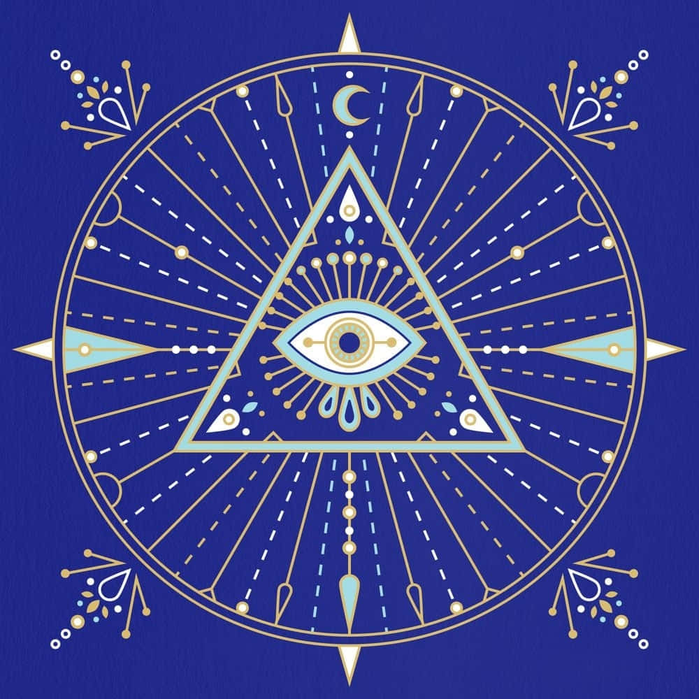 Evil Eye Mandala Art iPhone Wallpaper