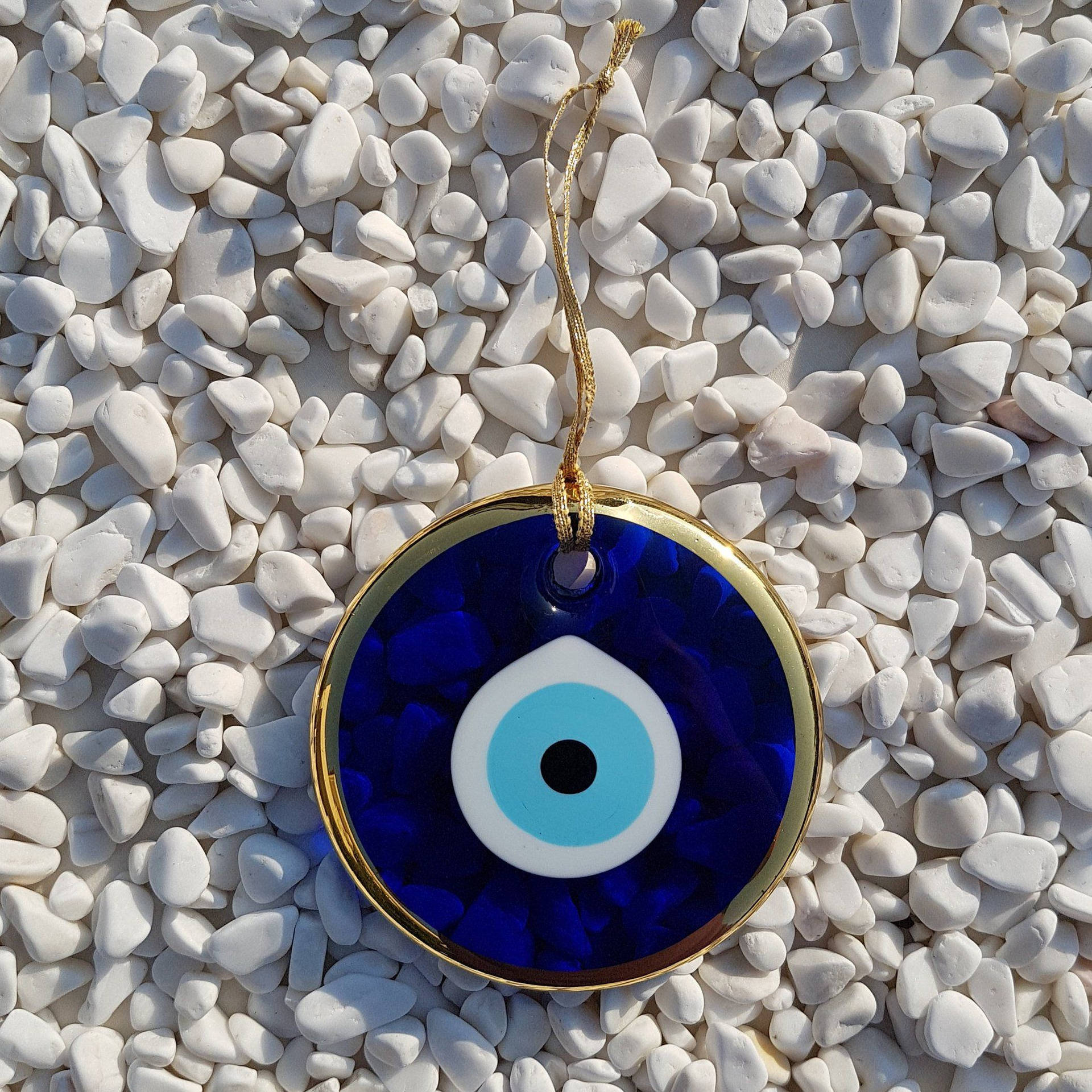 HD wallpaper shallow focus photography of evil eye pendant close up blue   Wallpaper Flare