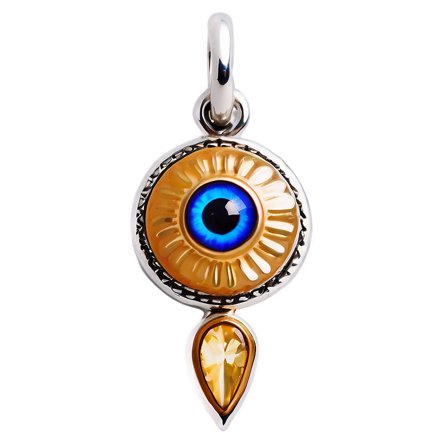 Evil Eye Protection Charm Png 05232024 PNG