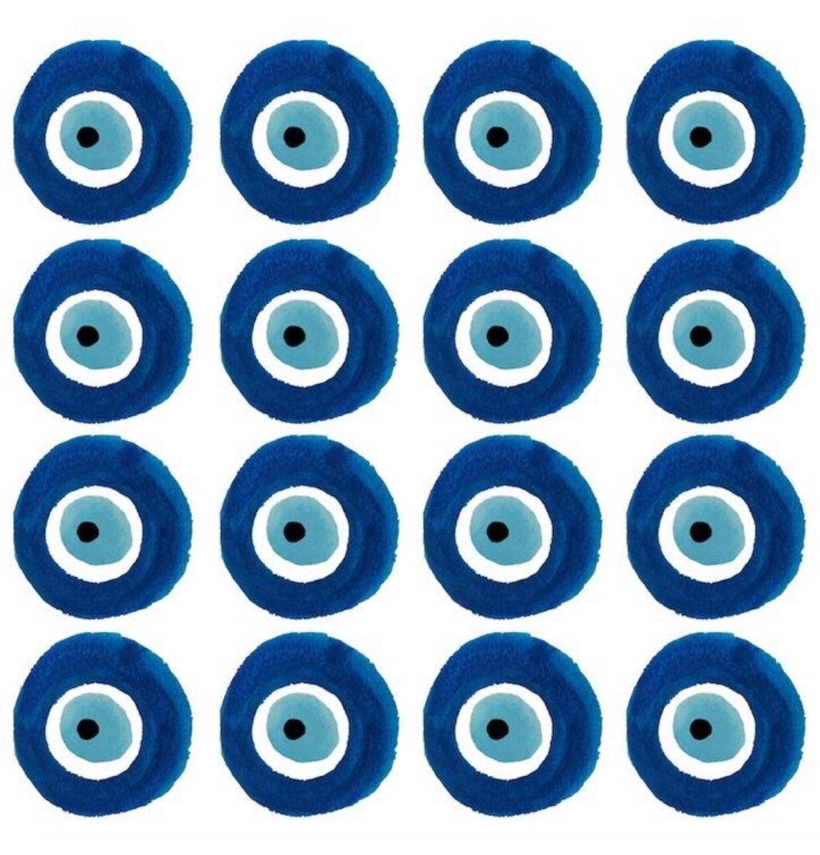 Overcoming Fear - Evil Eye Pattern Set Wallpaper