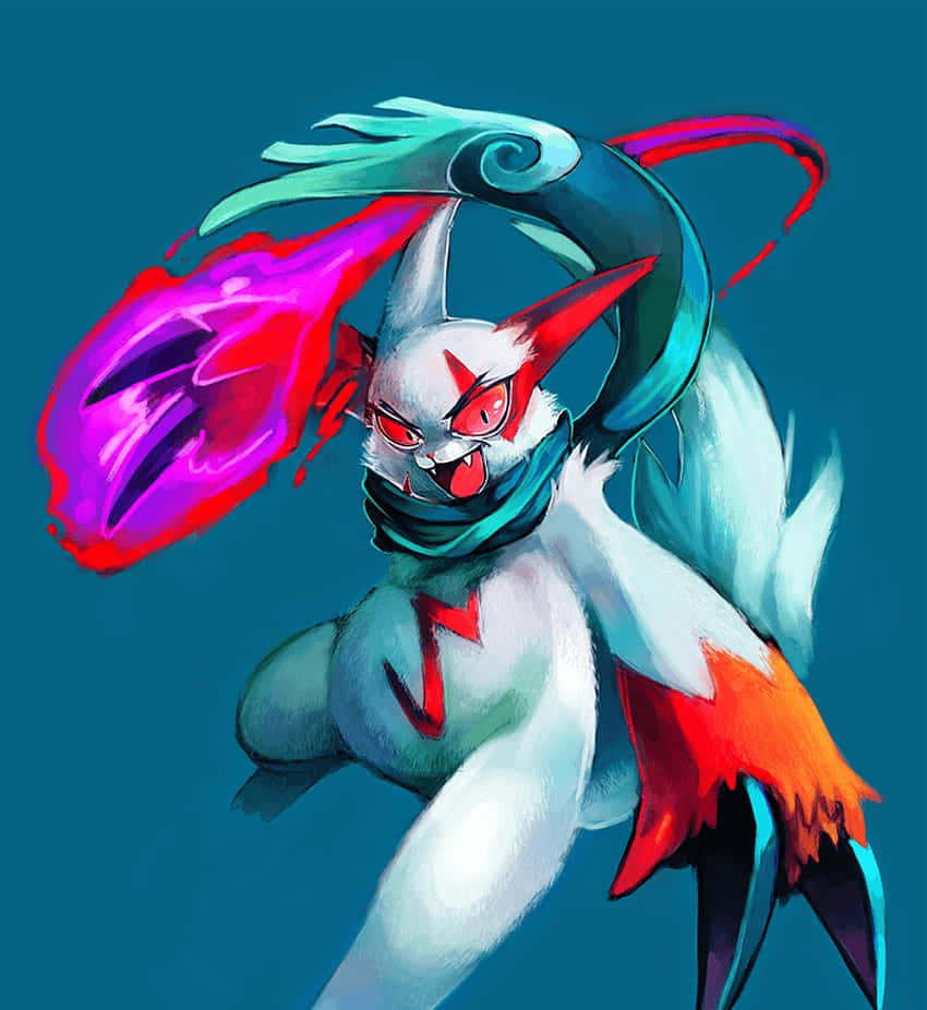 Evil Eyes And Smile Of Zangoose Wallpaper