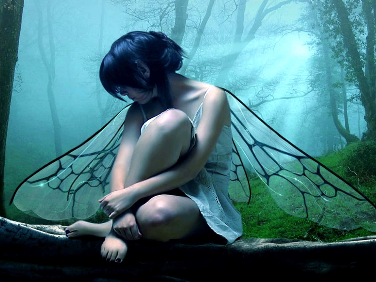 crying fairy wallpaper