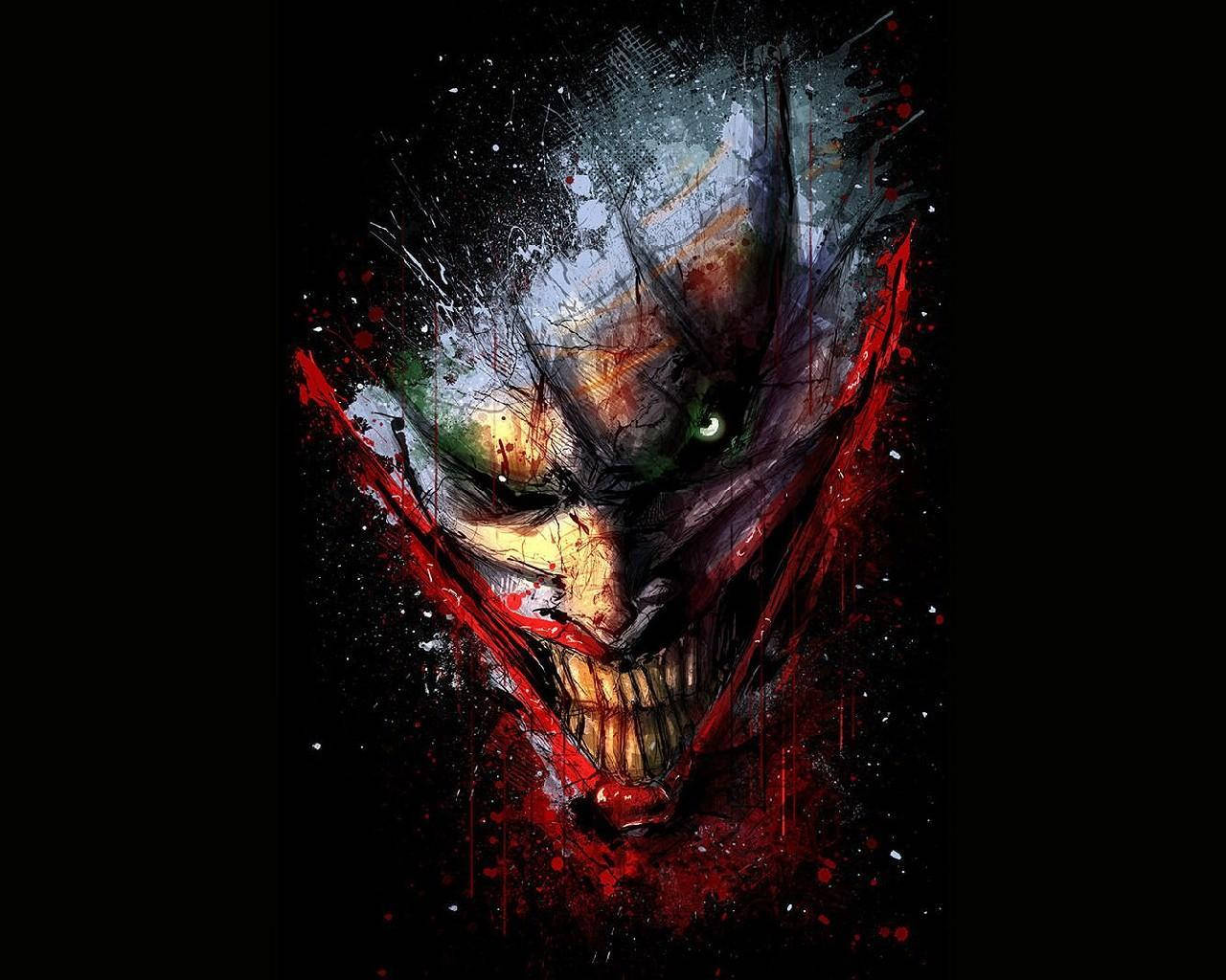 Evil Figure Joker Inspired Wallpaper