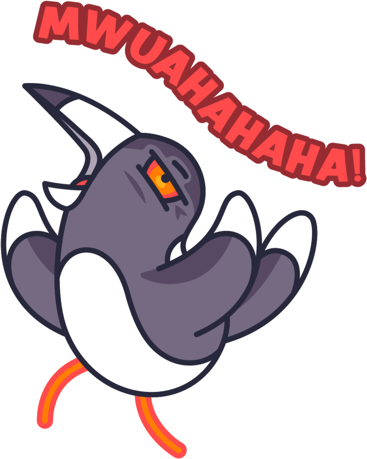 Evil Laugh Shark Sticker PNG