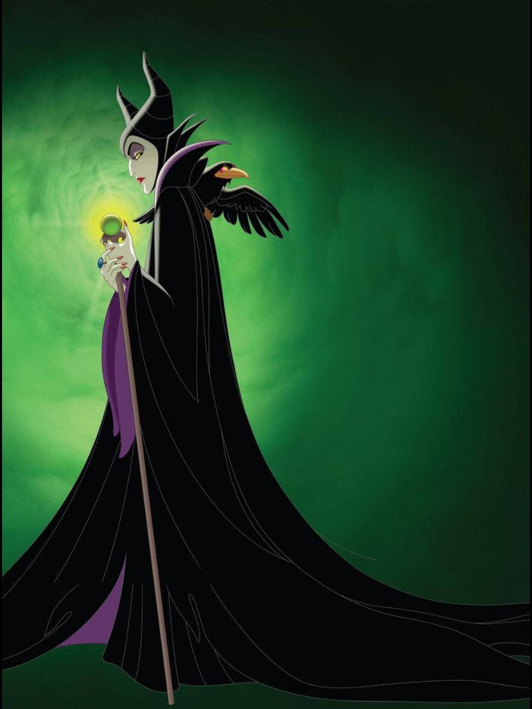 Evil Maleficent Cartoon Background