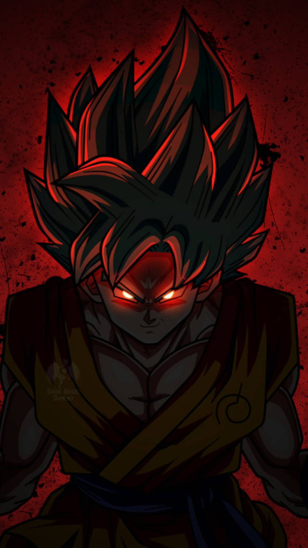 Evil Red Goku Black PFP Wallpaper