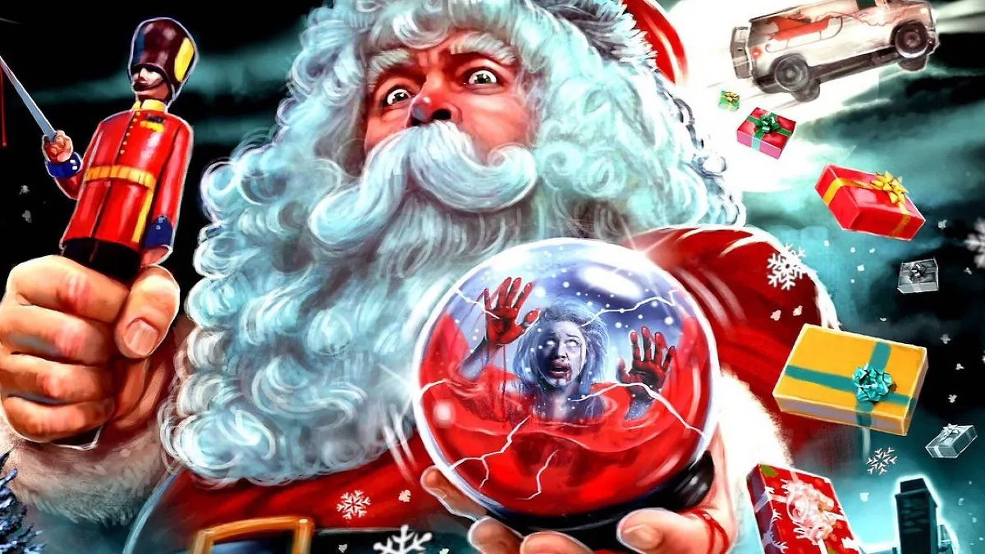 Evil Santa’s Sinister Toys Wallpaper
