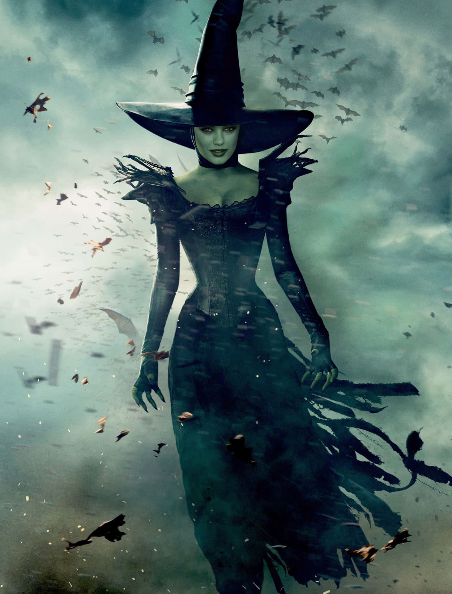 Dark and Enchanting Evil Witch Wallpaper