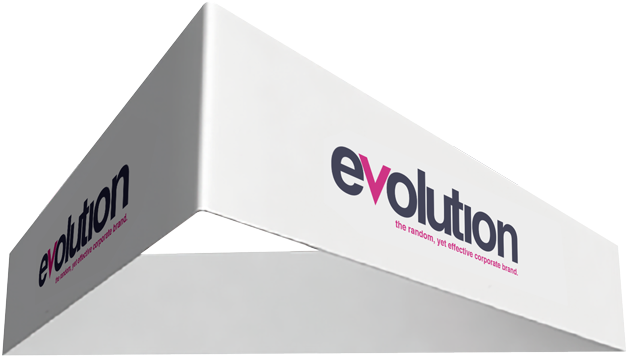 Evolution Branded Exhibition Banner PNG