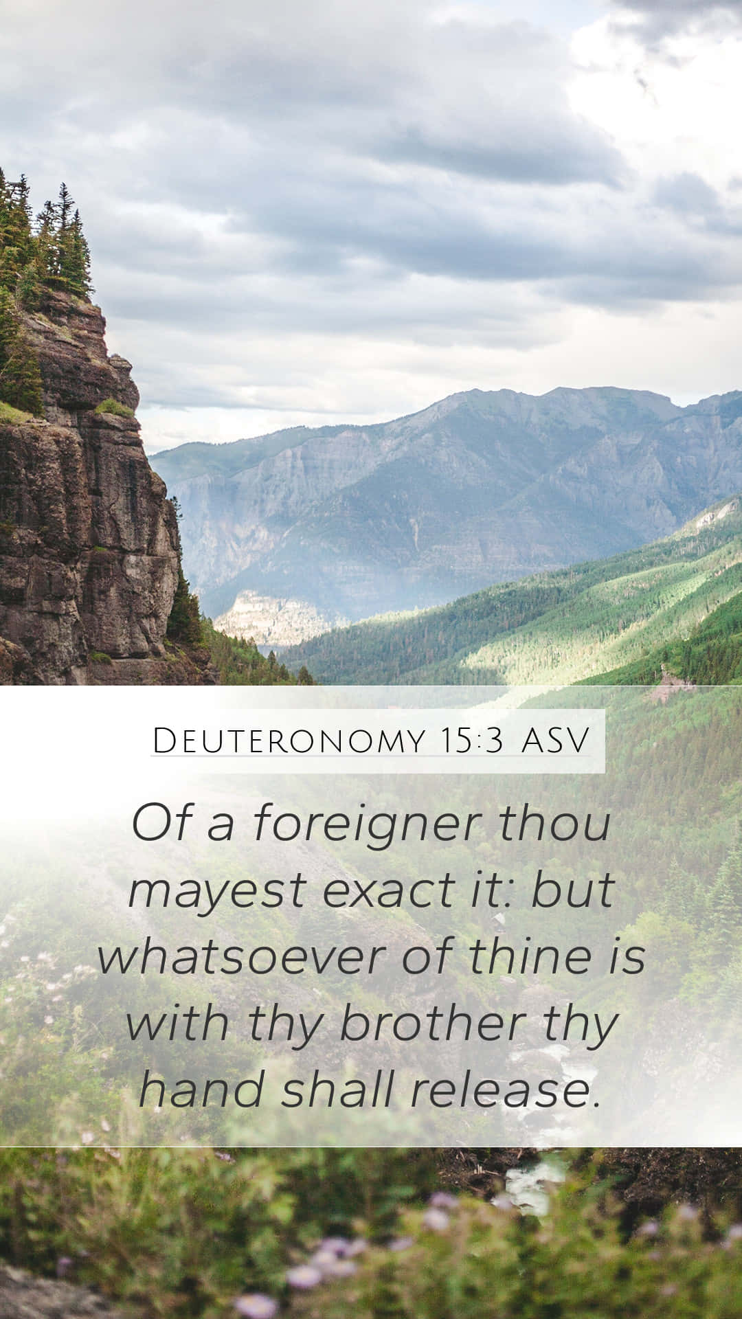 Exact Release Verse From Deuteronomy Wallpaper