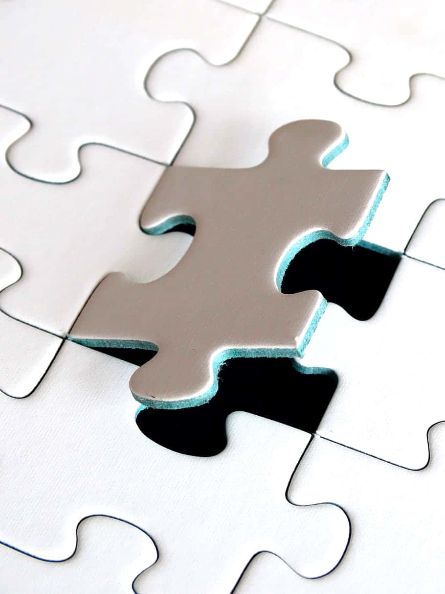 Exact Size And Color Of A Puzzle Piece Wallpaper