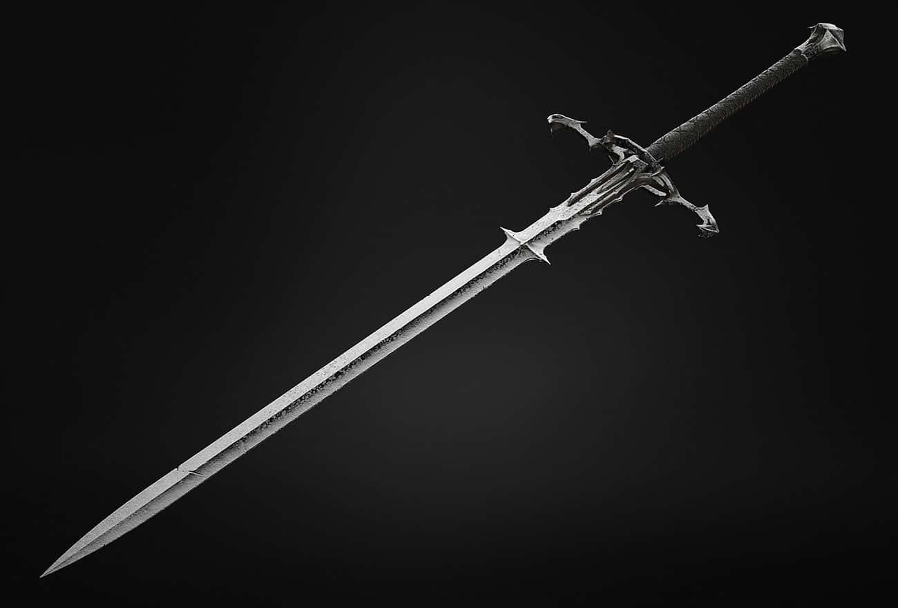Excalibur, the legendary sword of King Arthur Wallpaper