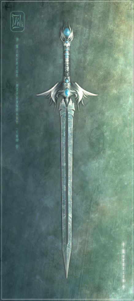 Excalibur, the Legendary Sword in Stone Wallpaper
