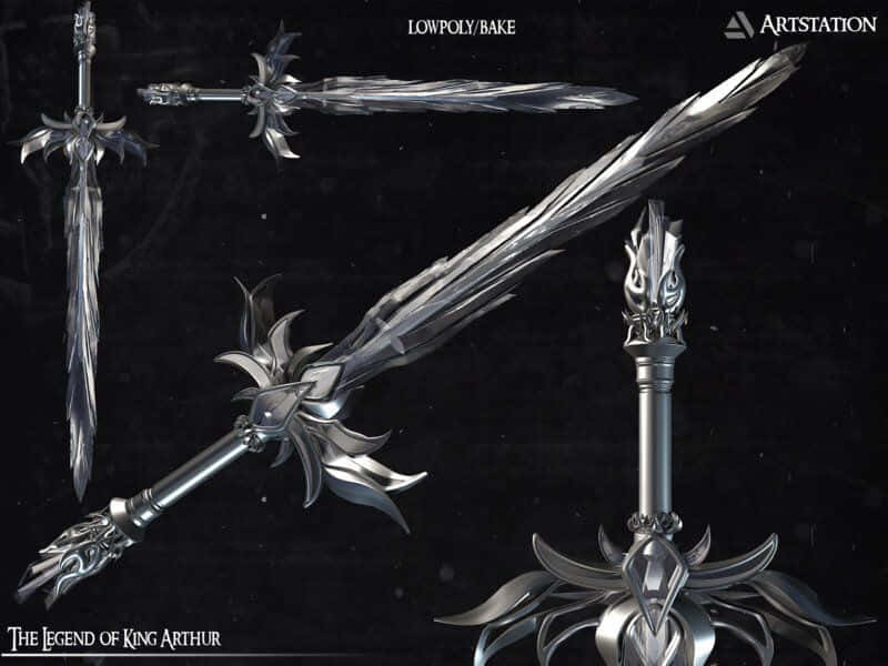 The Legendary Sword, Excalibur Wallpaper