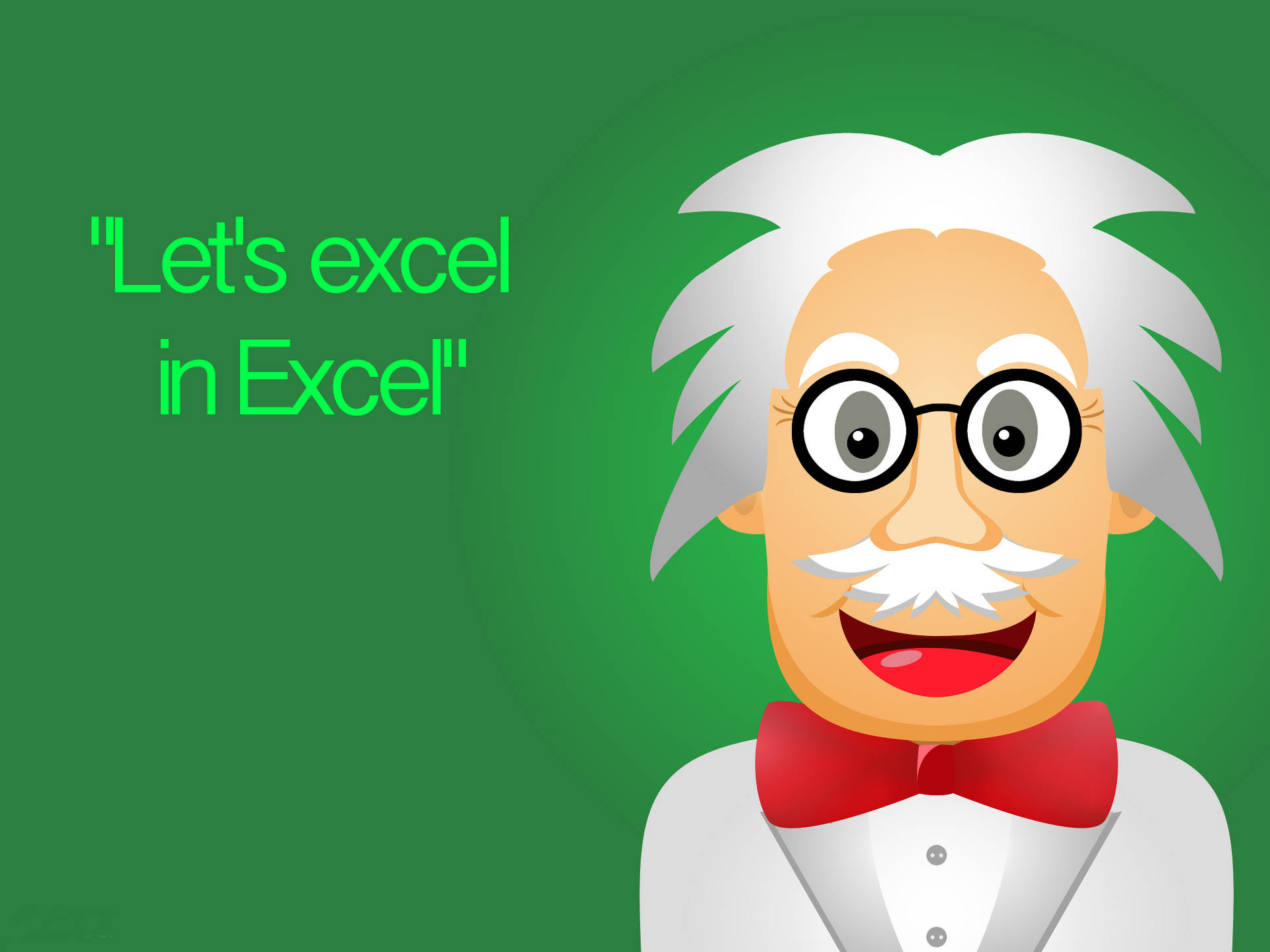 Download Excel And Albert Einstein Wallpaper 