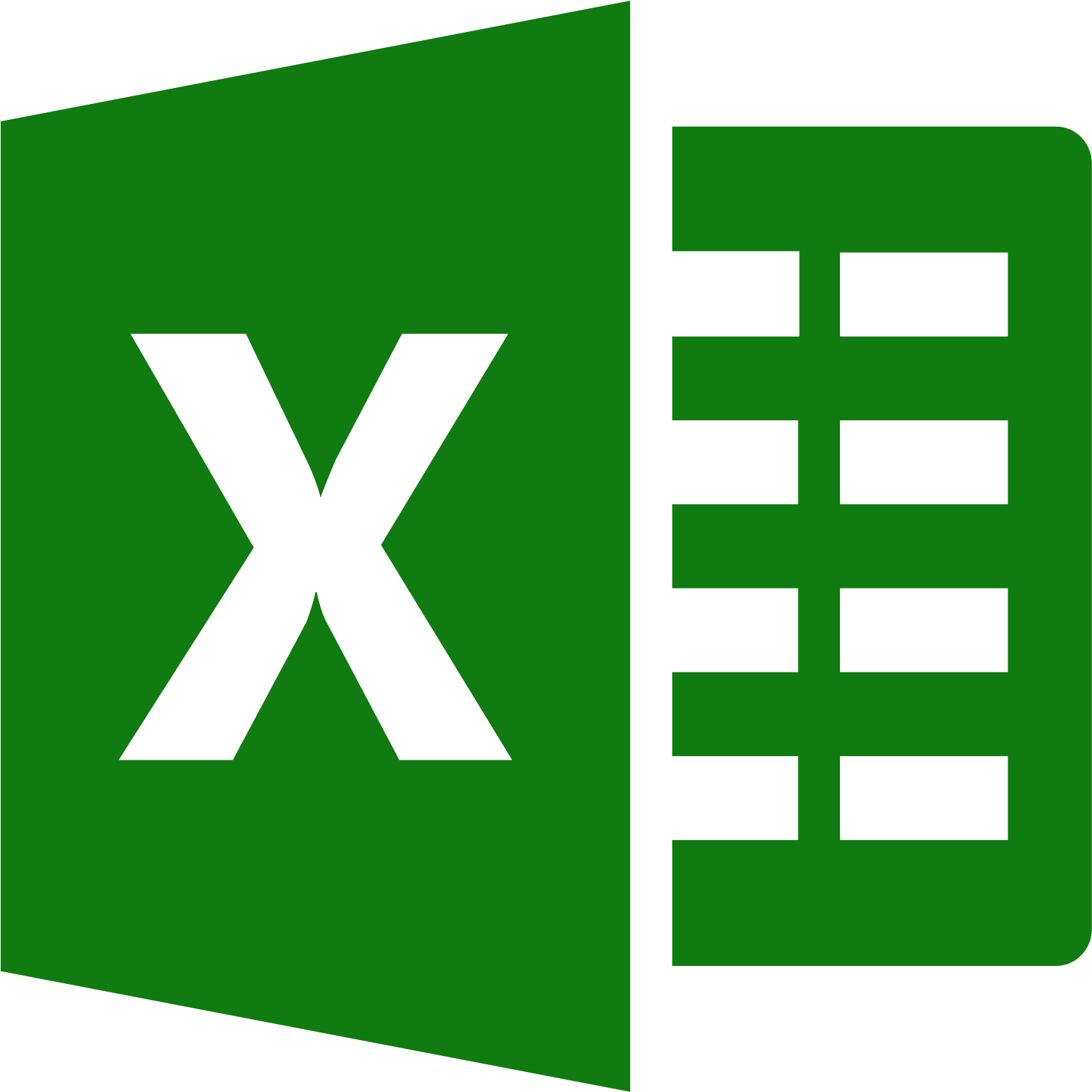 Download Excel Logo Green Background | Wallpapers.com