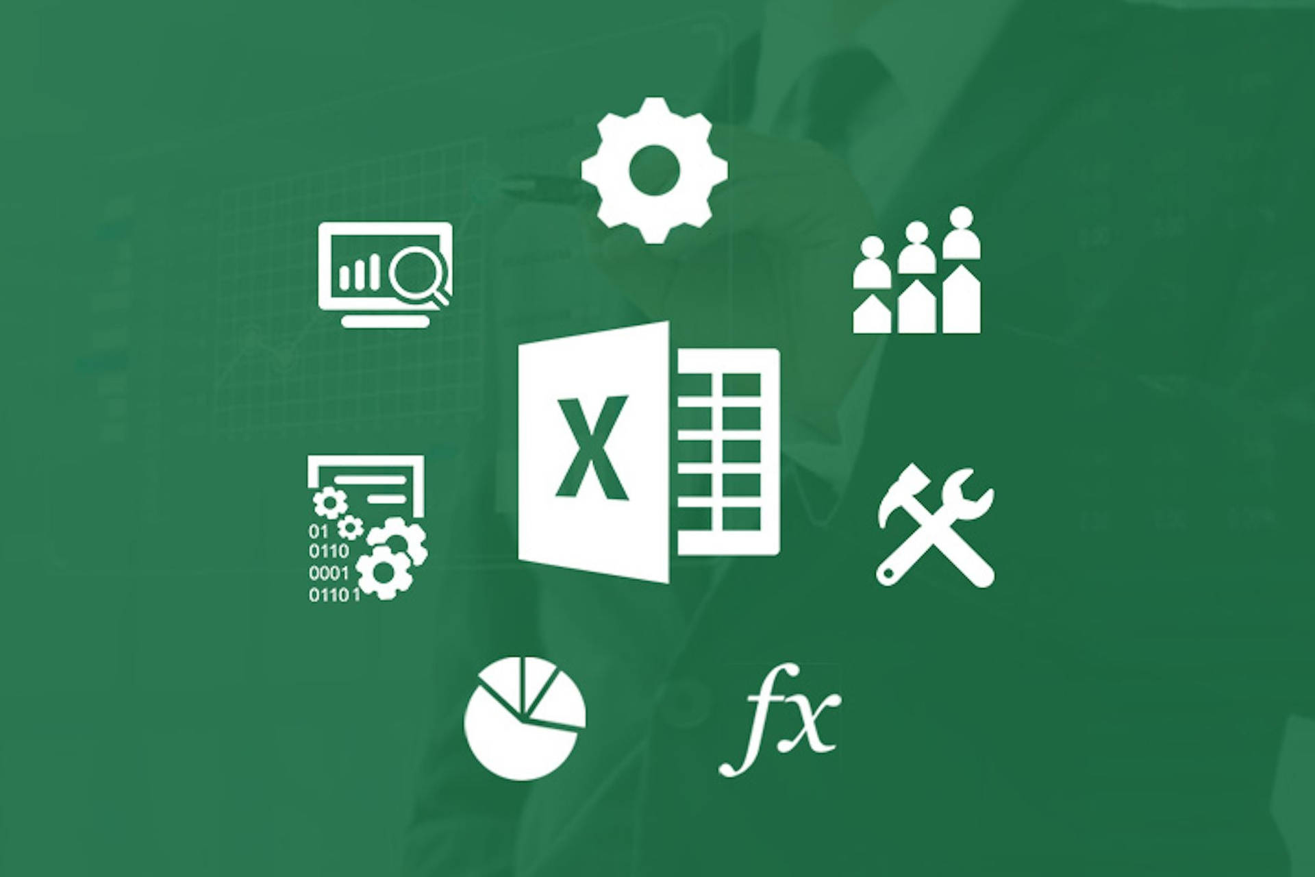 Excel Microsoft Application Icons Wallpaper