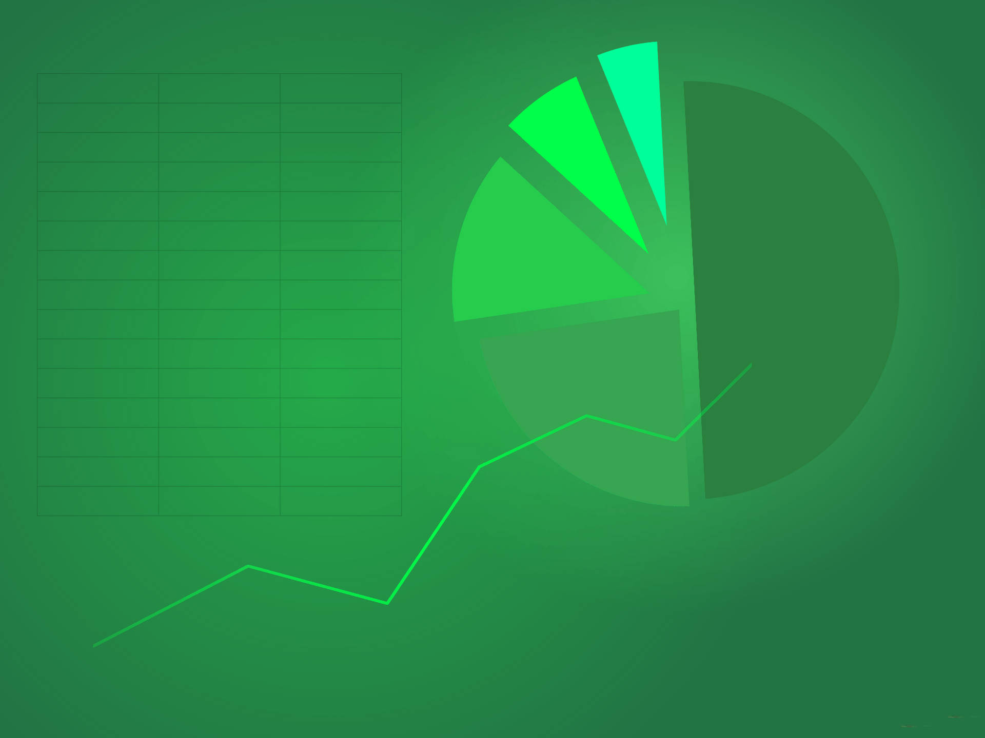 Excel Microsoft Line And Graph Charts Wallpaper