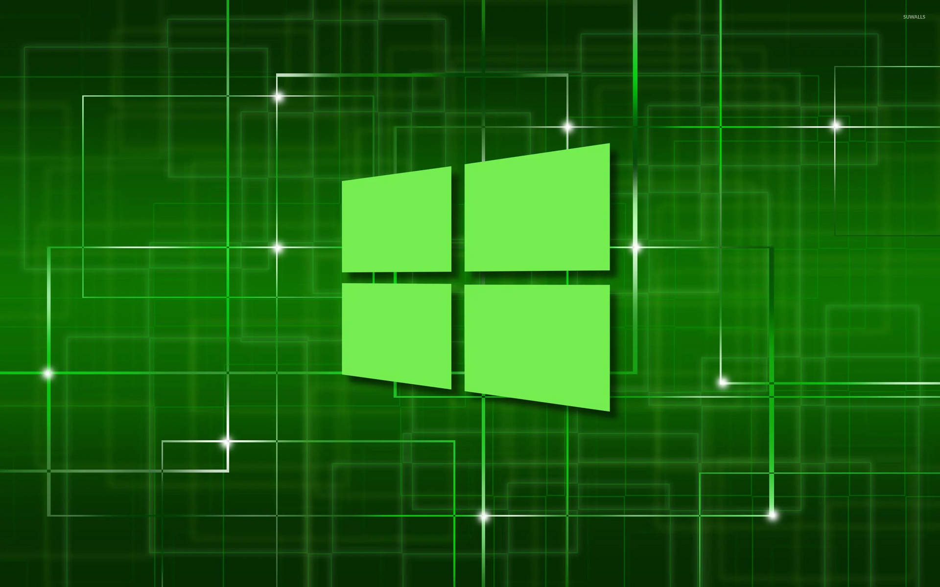 Excel Microsoft Windows Green Logo Wallpaper