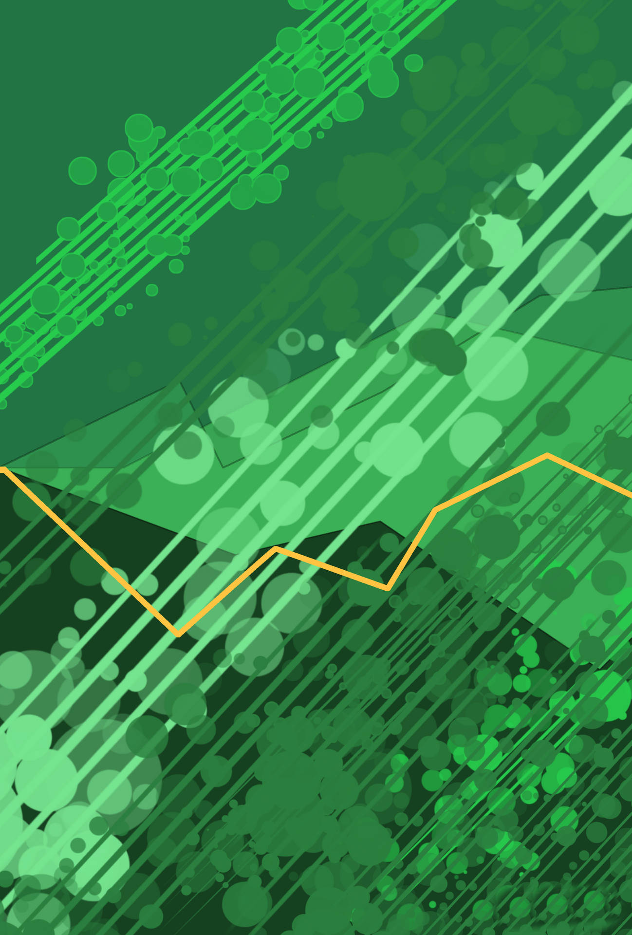 Excel Yellow Line Graph Wallpaper