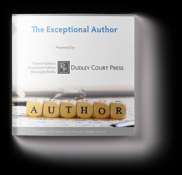 Exceptional Author Book Presentation PNG