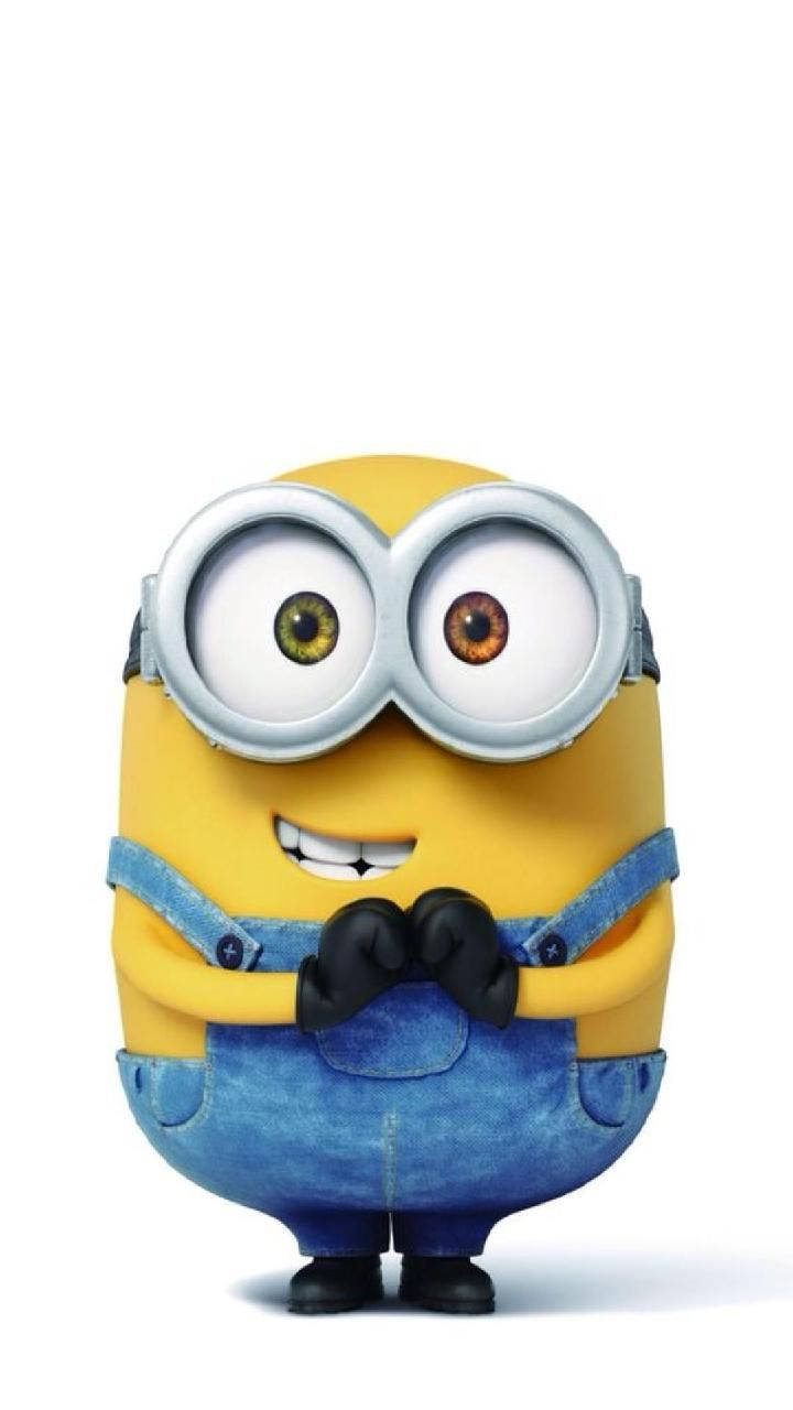 Excited Cute Minion Bob Background