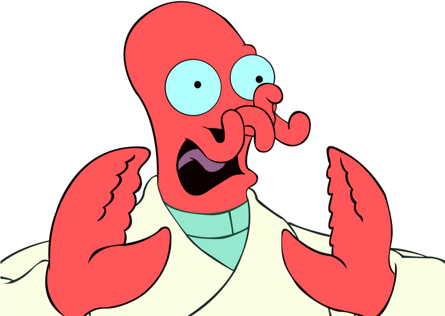 Excited Red Cartoon Character PNG