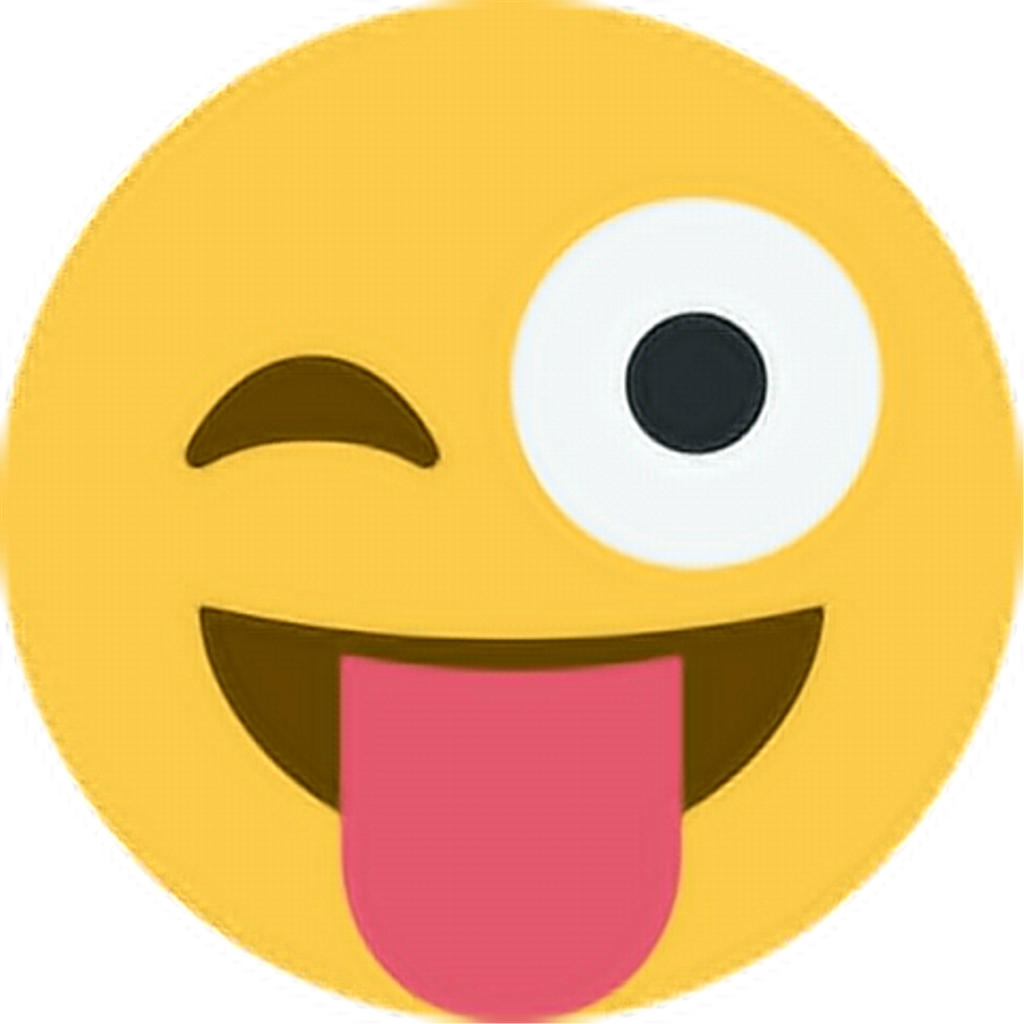 Excited Winking Emoji PNG