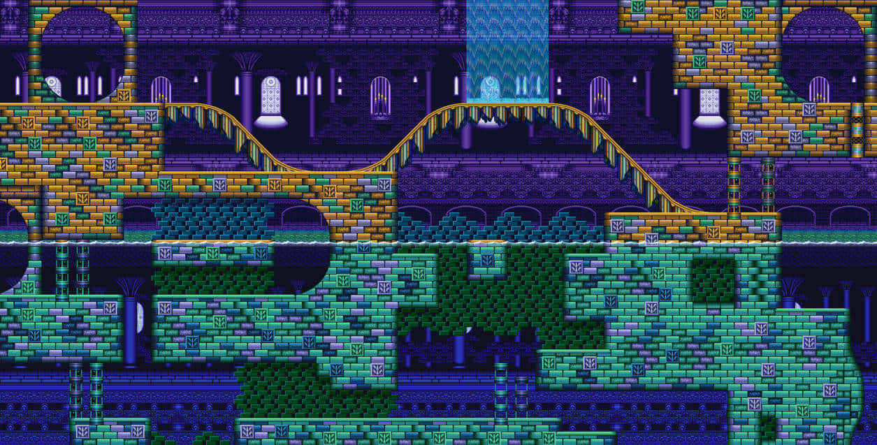 Exciting Adventure In Sonic Hydrocity Zone Wallpaper