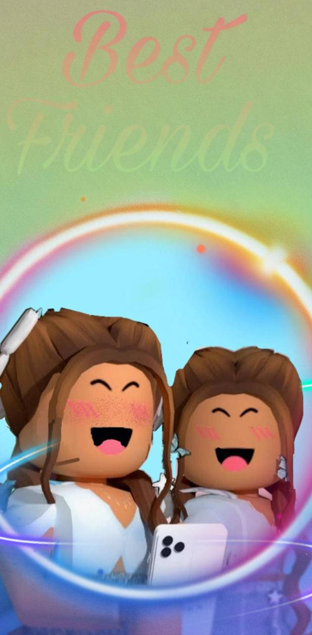 Exciting Adventures Awaits With Best Friends In Roblox Wallpaper