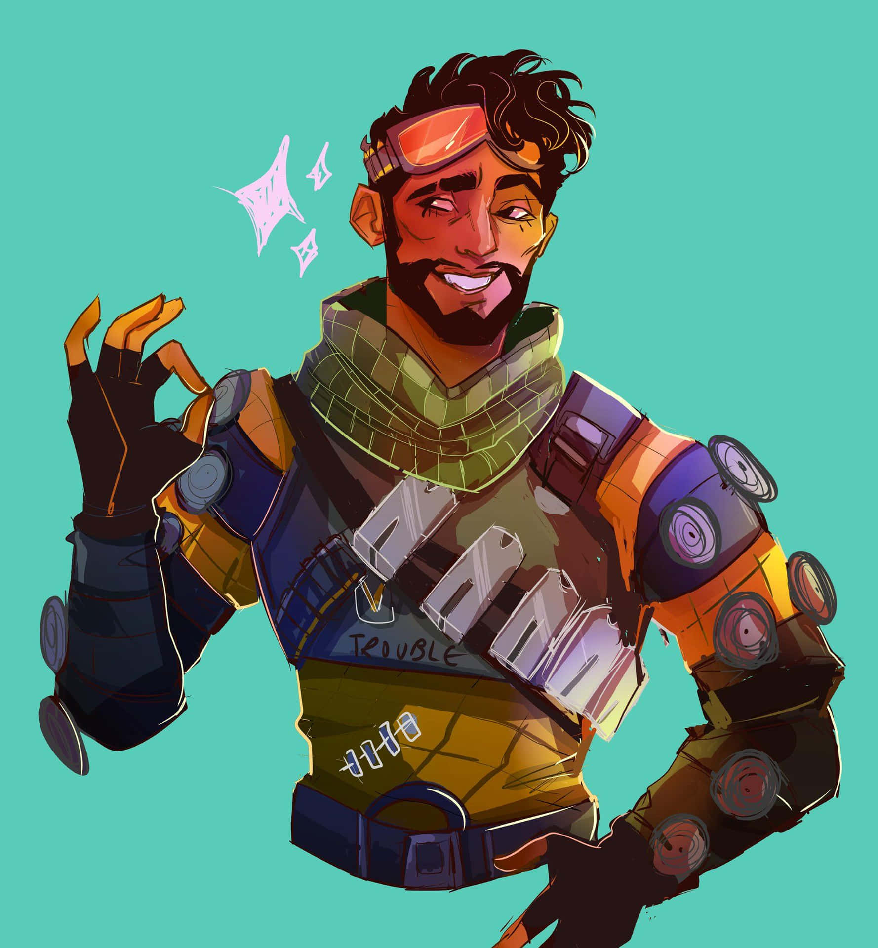Exciting Artwork Of Apex Legends Characters Wallpaper