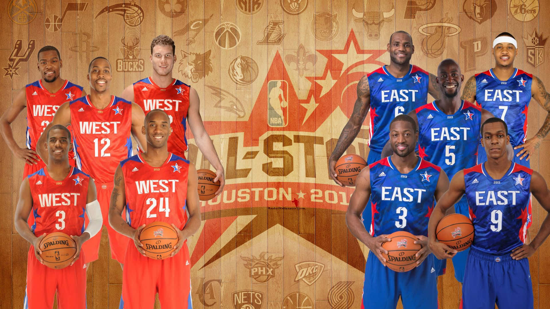 Exciting Nba All-star Game Action Wallpaper