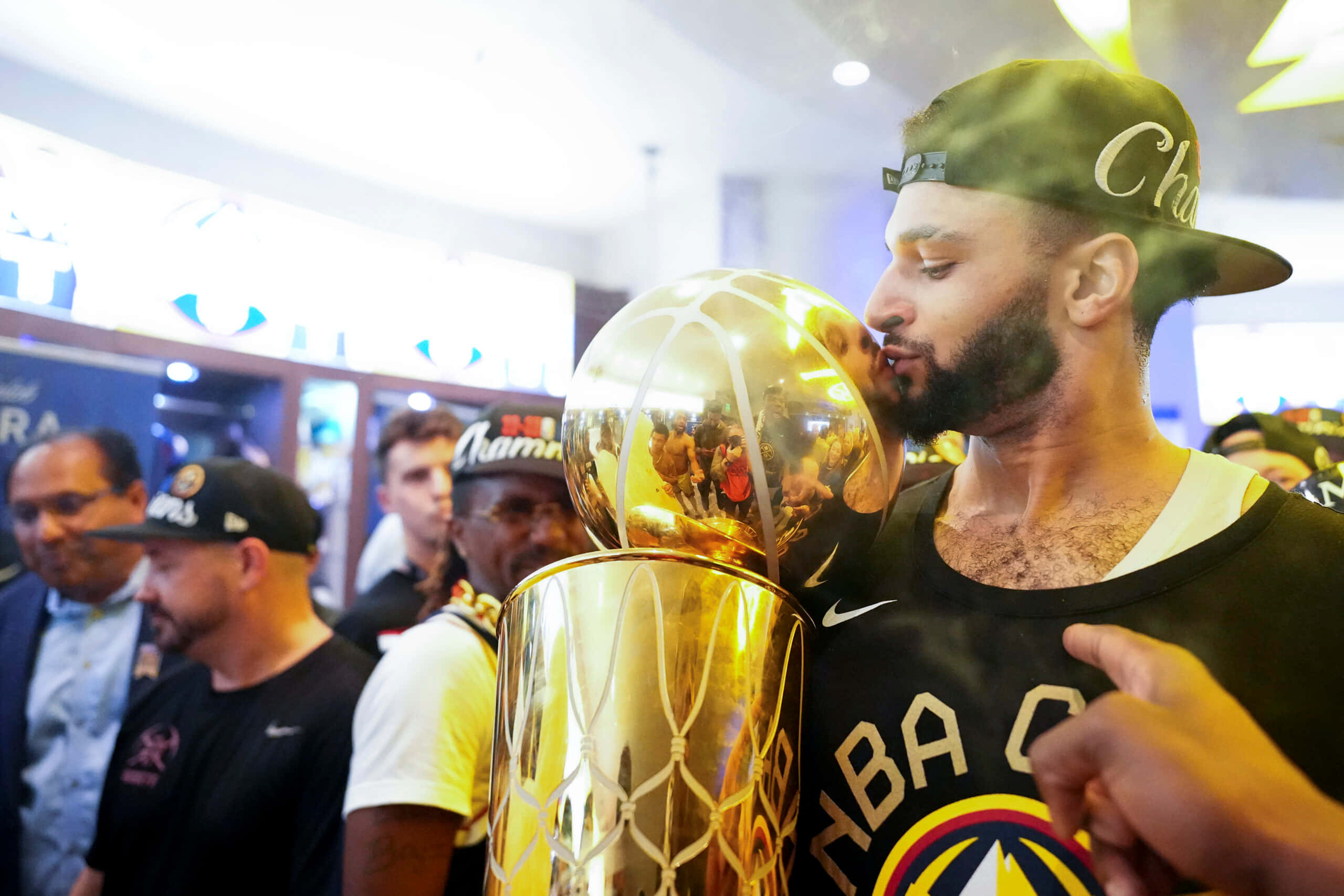 Spannende Nba Kampioenschapswedstrijd Achtergrond