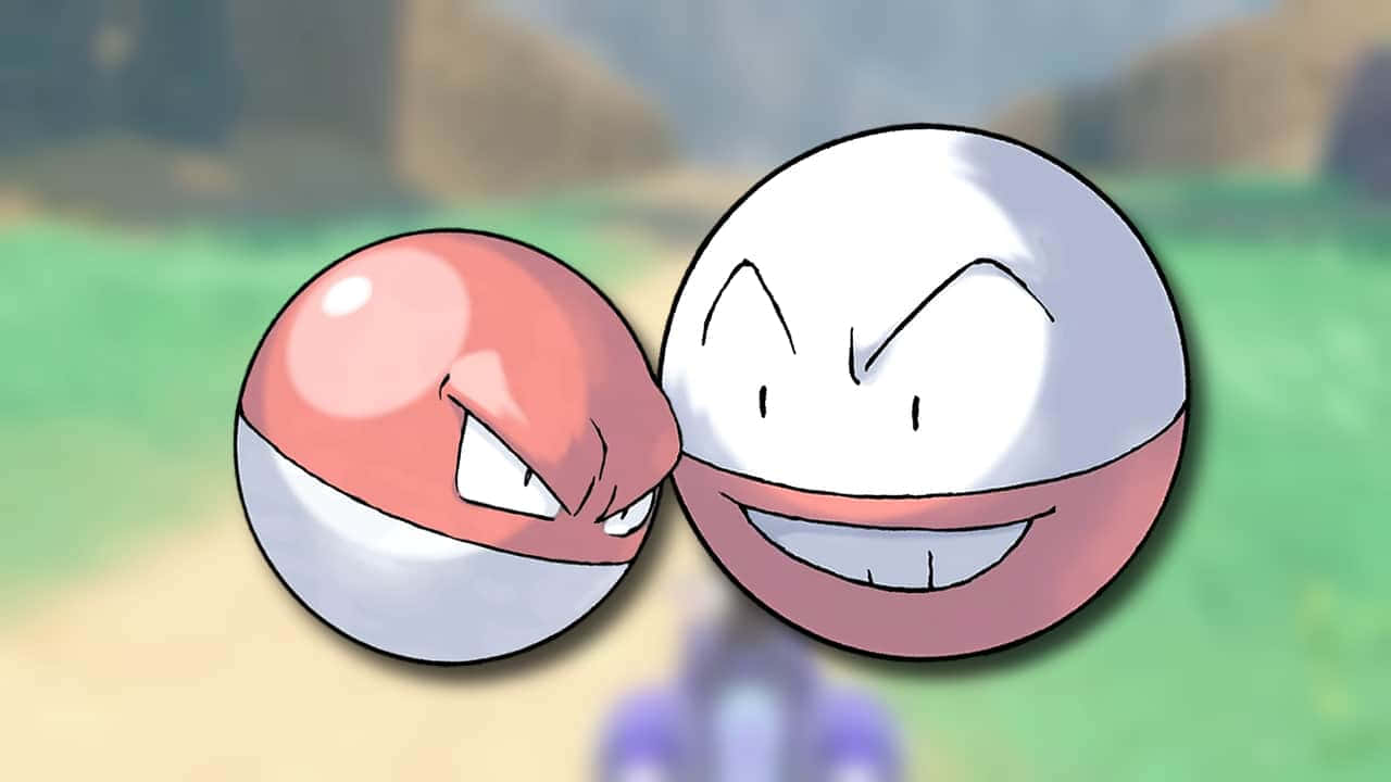 Exciting Pokemon Artwork Featuring Voltorb Wallpaper