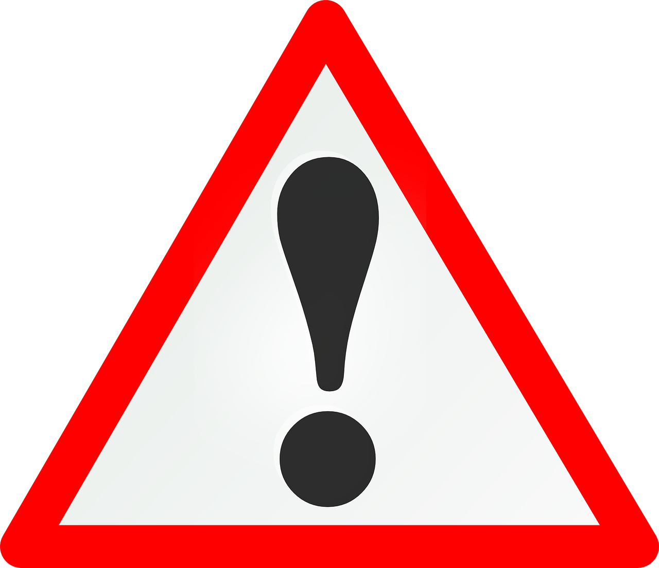 Exclamation Warning Sign PNG