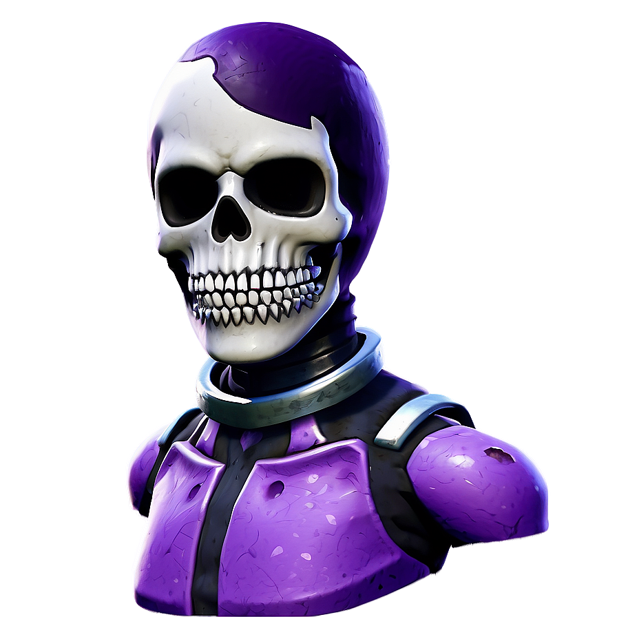 Exclusive Fortnite Purple Skull Trooper Png 97 PNG