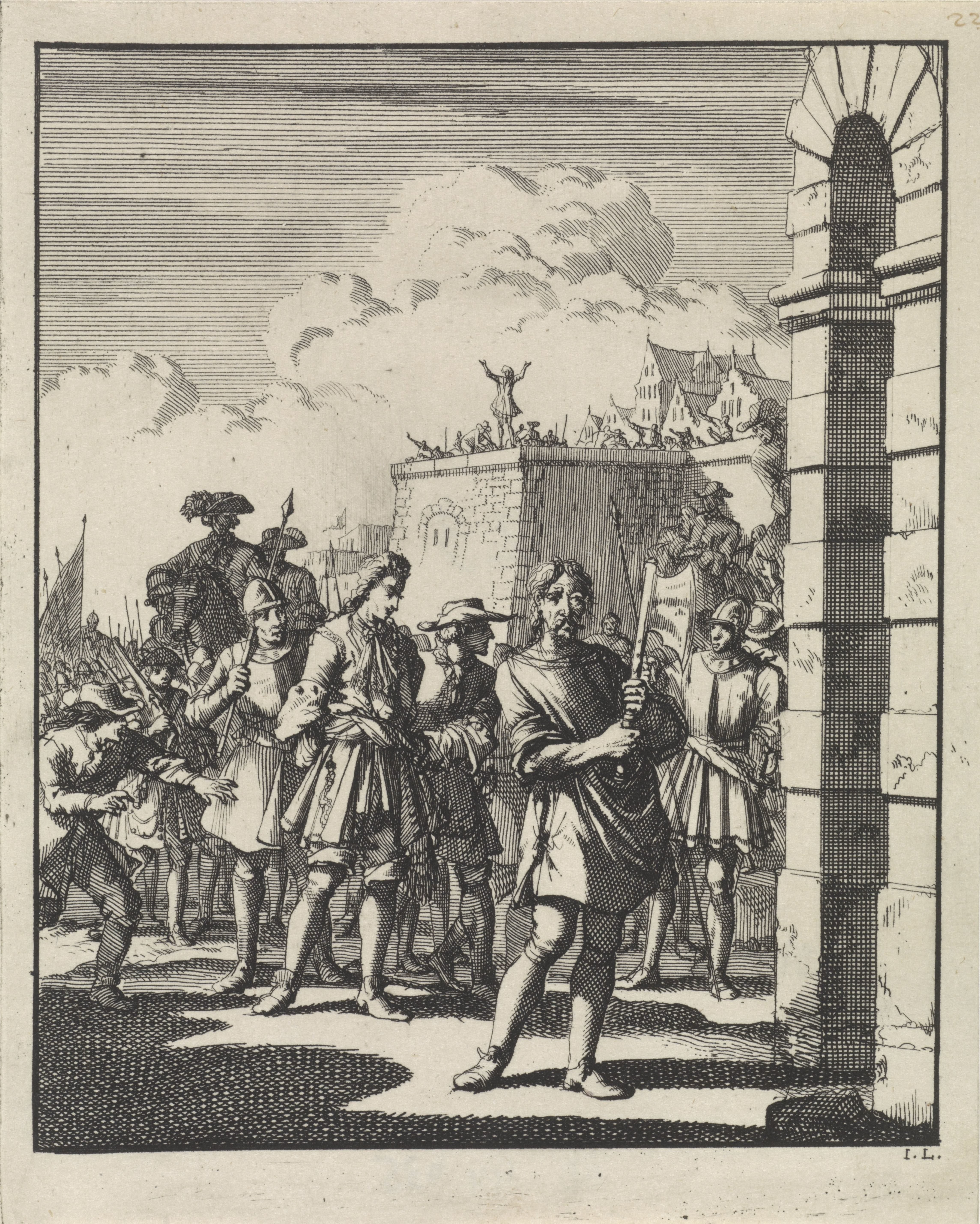 Executie van de graaf van Argyll, 1685 Wallpaper