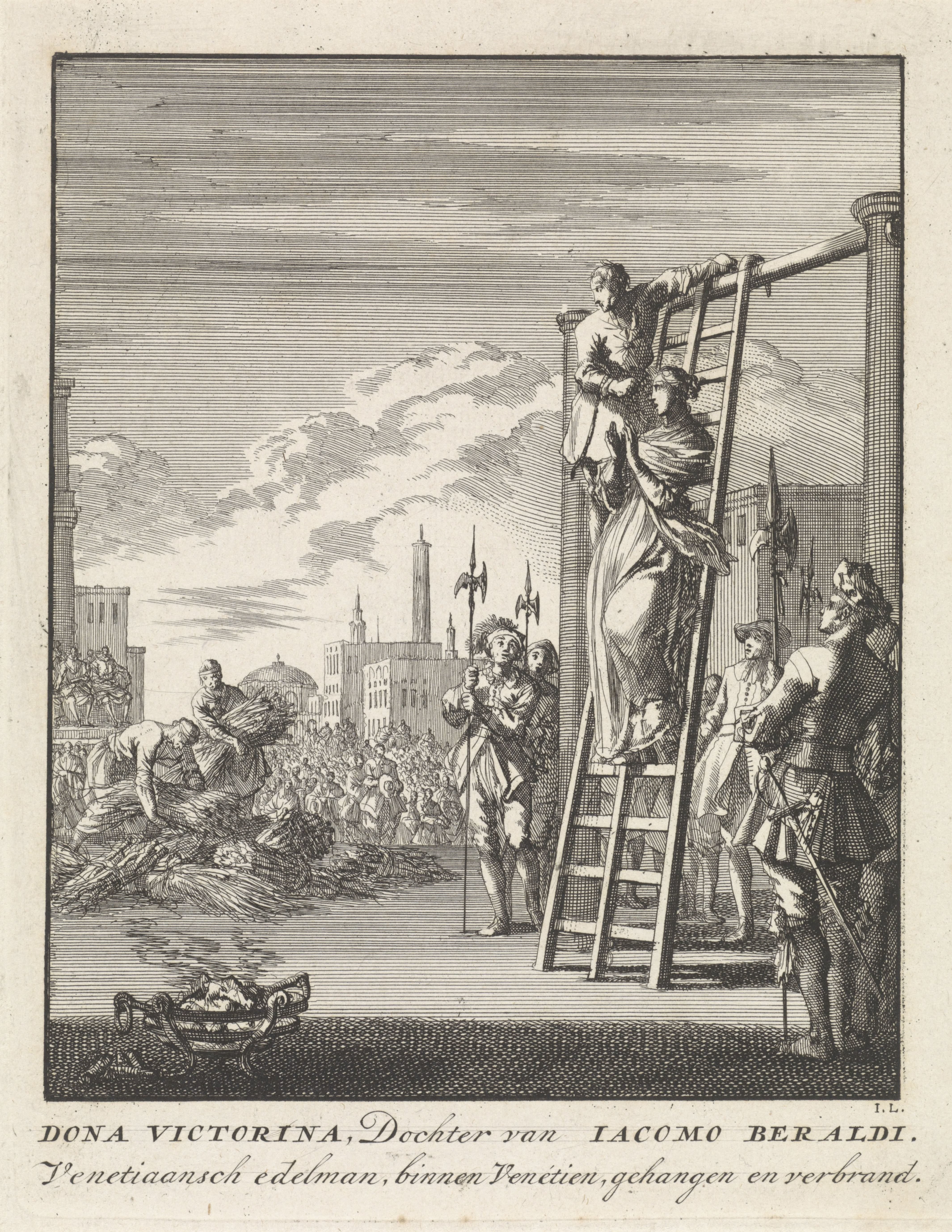 Executie van Victorina Wallpaper