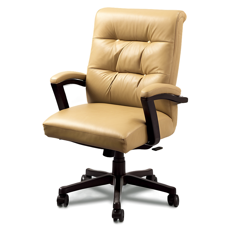 Download Executive Leather Office Chair Png Wjm55 | Wallpapers.com