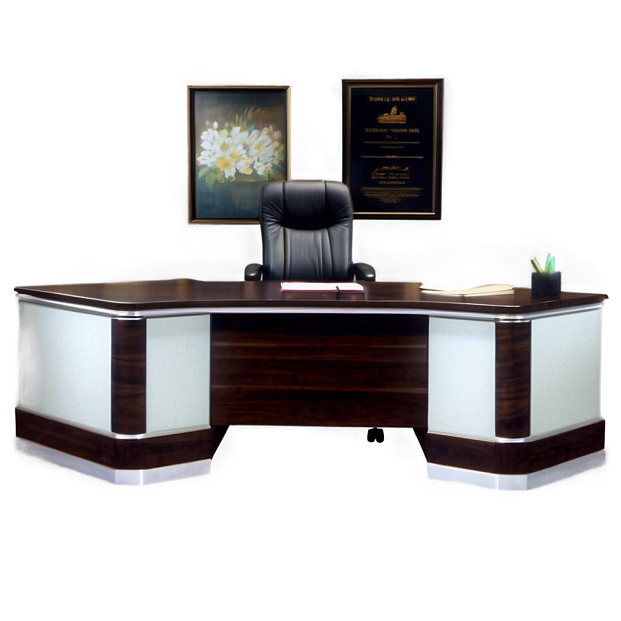 Executive Office Desk Png Dst PNG