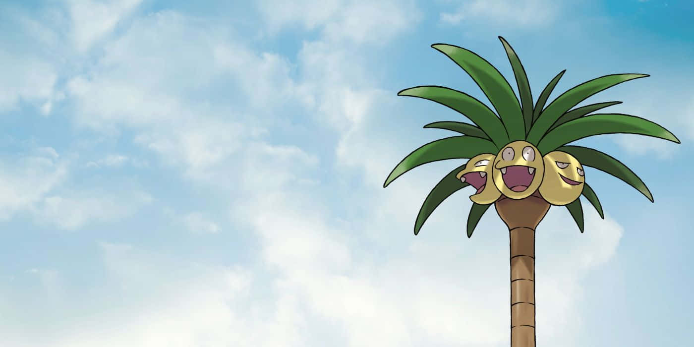 Exeggutor With Dreamy Sky Background Picture