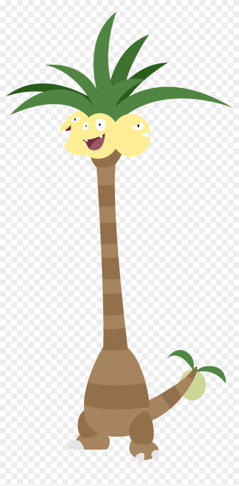 Exeggutor Without Outline Wallpaper