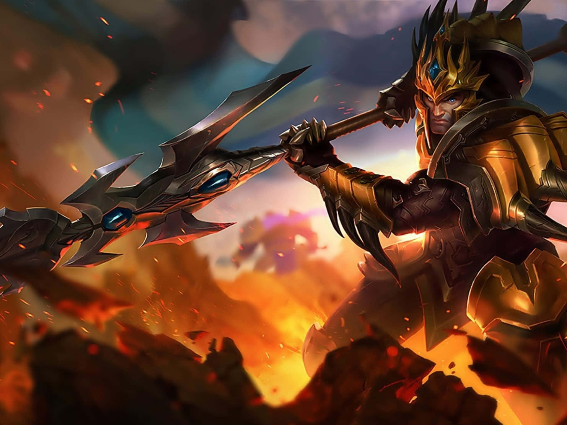 Exemplary Hero From League Of Legends Champion Wallpaper