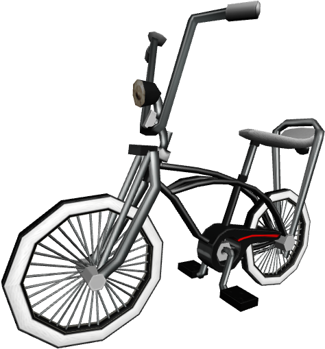 Exercise Bike3 D Model PNG