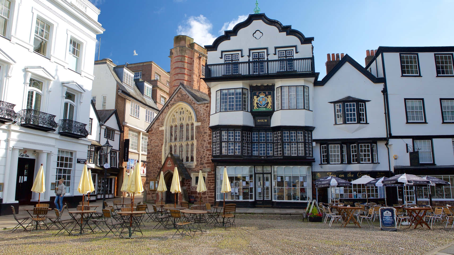 Exeter Historiske Mol's Kafé Bakgrunnsbildet